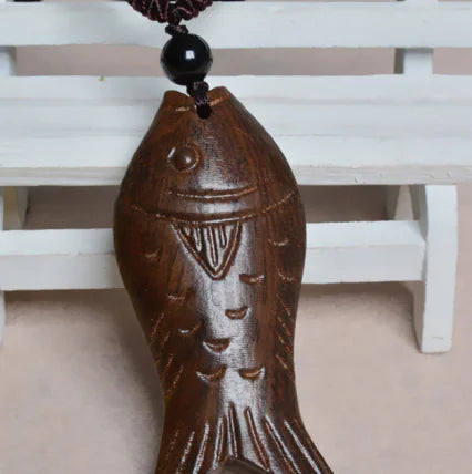 Handcrafted Wooden Fish Necklace - Ethnic Style Jewelry