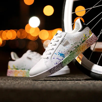 Casual Inkjet Sneakers for Students and Couples