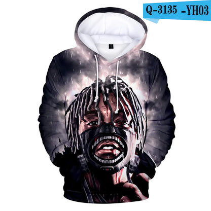 3D Digital Print Hoodie for Friday Wear