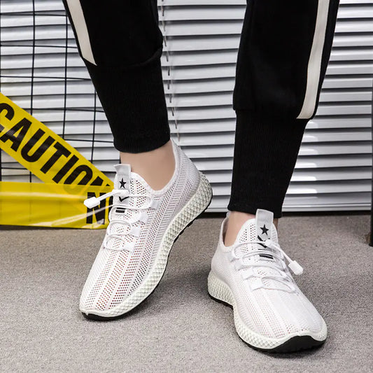 Men's Breathable Flyknit Sport Sneakers (Trendy Design)