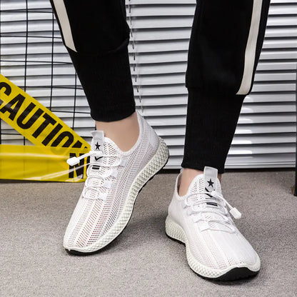 Men's Breathable Flyknit Sport Sneakers (Trendy Design)
