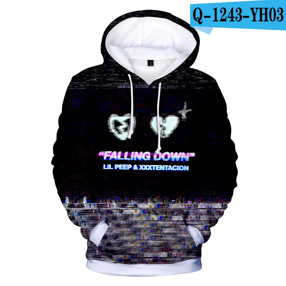 3D Digital Print Hoodie for Friday Wear
