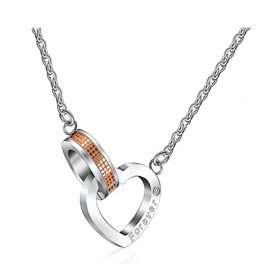 Korean Wholesale Jewelry: Heart & Square Pendant Necklaces