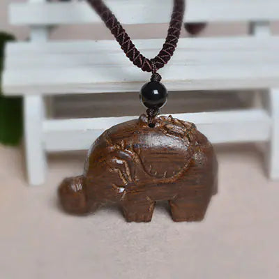 Handcrafted Wooden Fish Necklace - Ethnic Style Jewelry