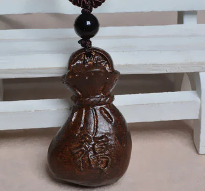 Handcrafted Wooden Fish Necklace - Ethnic Style Jewelry