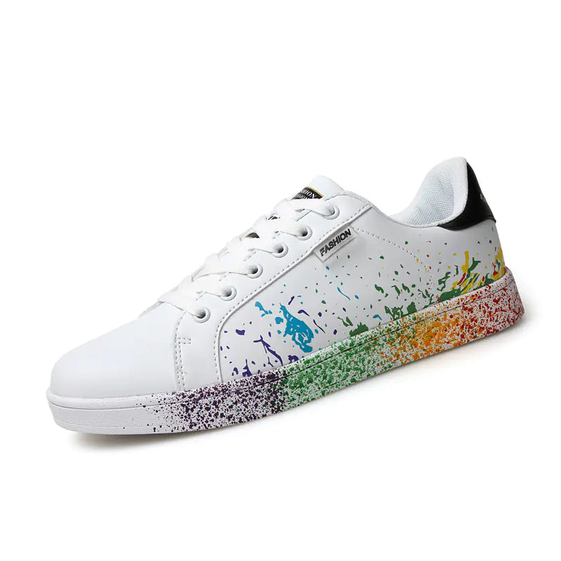 Casual Inkjet Sneakers for Students and Couples