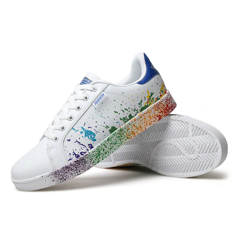 Casual Inkjet Sneakers for Students and Couples