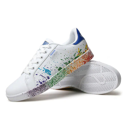 Casual Inkjet Sneakers for Students and Couples