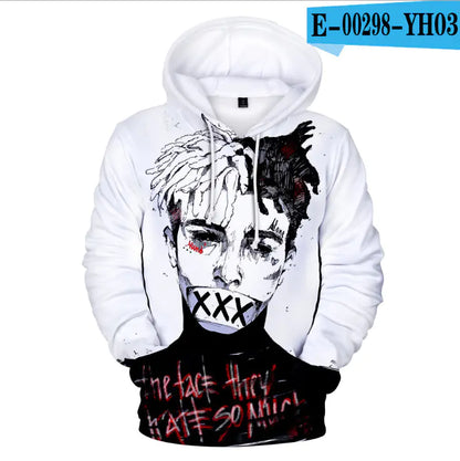 3D Digital Print Hoodie for Friday Wear