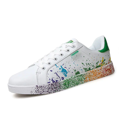 Casual Inkjet Sneakers for Students and Couples