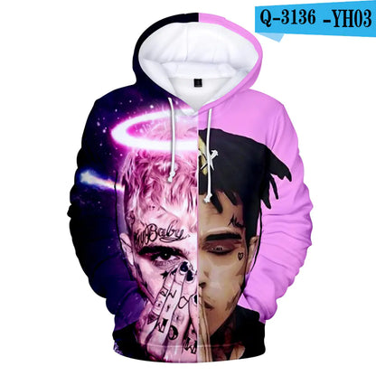 3D Digital Print Hoodie for Friday Wear