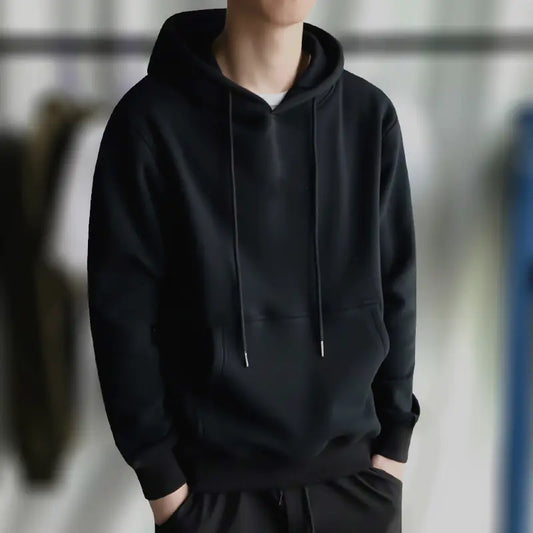 Men's Fleece Hoodie, Thick Pullover Sweatshirt