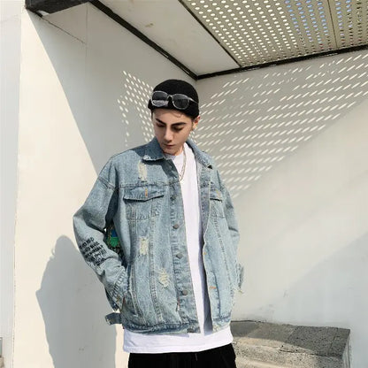 Women's Denim Jacket, Casual Loose Short Coat