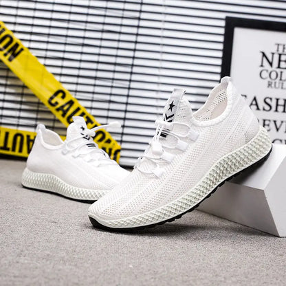 Men's Breathable Flyknit Sport Sneakers (Trendy Design)