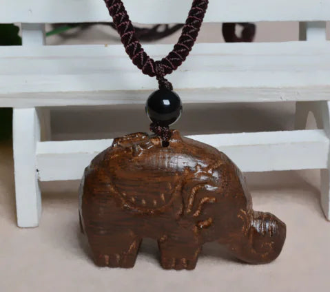 Handcrafted Wooden Fish Necklace - Ethnic Style Jewelry