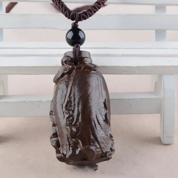 Handcrafted Wooden Fish Necklace - Ethnic Style Jewelry