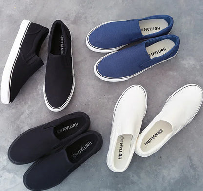 Slip-On Canvas Shoes, Casual Old Beijing Style